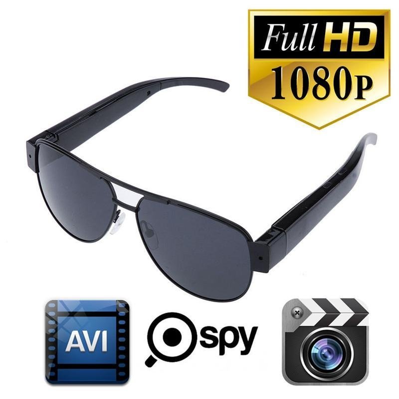 Sonnenbrille mit Full HD Spionagekamera