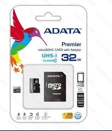 32 GB micro SD Klasse 10 ADATA Speicherkarte mit SD Adapter