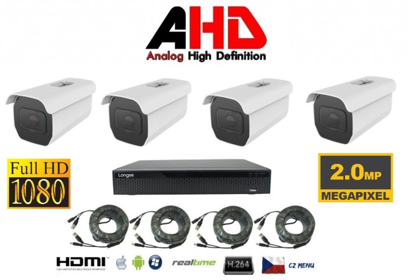 4 kanal Kamera Set 2 Mpx 4AHD5