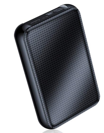 Mini Digitales Diktiergerät in der Powerbank Q75
