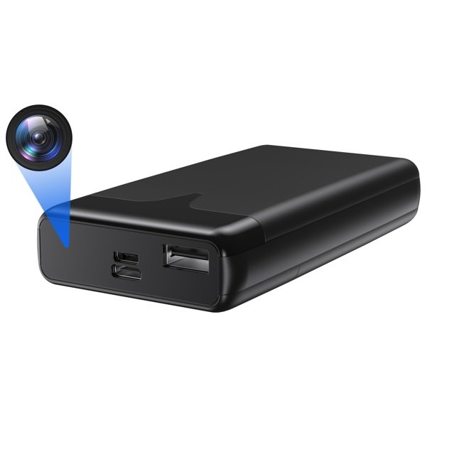 4K Ultra HD Kamera in Powerbank mit Bewegungserkennung