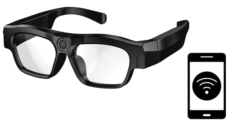 Full HD Brille mit Videoaufzeichnung und Wifi Funktion XV19