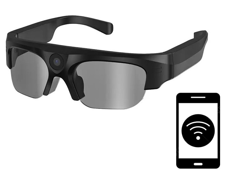 Full HD Sportbrille mit Videoaufzeichnung und WiFi Funktion XV17