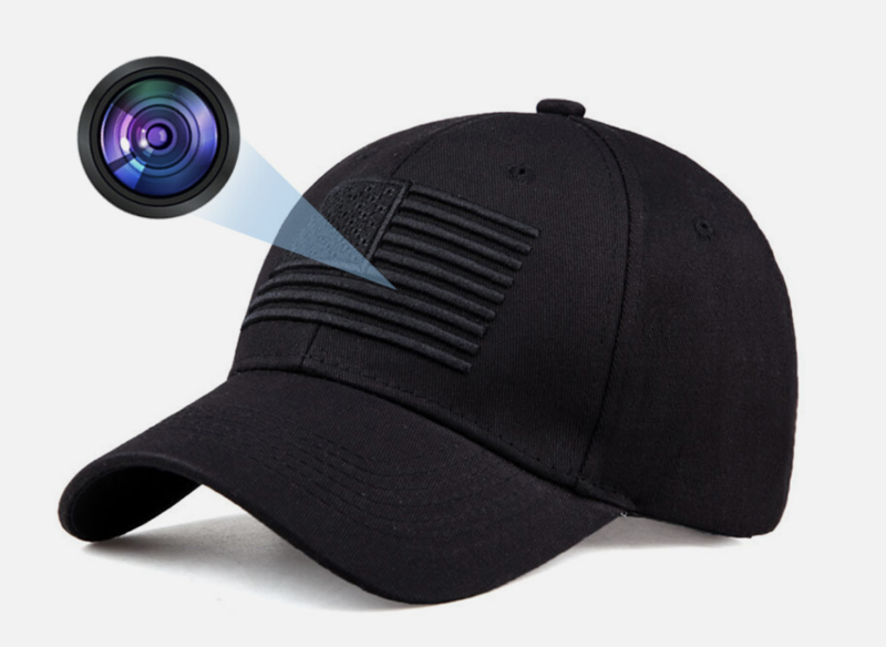 Basecap mit versteckter Full HD WiFi-Kamera