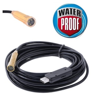 Endoskopische-Inspektions-wasserdichte USB-Kamera mit 5m/10m/15m/20m/25m  Kabel