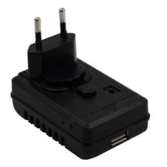 Versteckte Kamera im Adapter HD 1080P Pro AC mit Bewegungserkennung