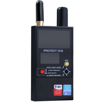 Professioneller drahtloser Signaldetektor iProtect 1216 mit OLED-Display