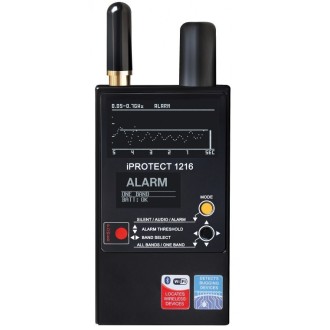 Professioneller drahtloser Signaldetektor iProtect 1216 mit OLED-Display