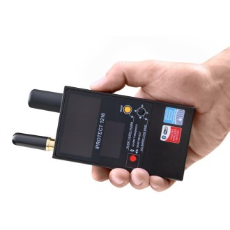 Professioneller drahtloser Signaldetektor iProtect 1216 mit OLED-Display