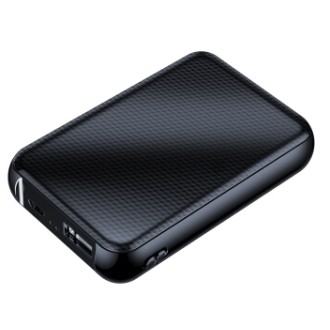 Mini Digitales Diktiergerät in der Powerbank Q75