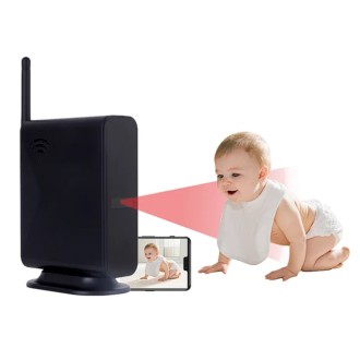 Wi-Fi-Überwachungskamera mit langer Akkulaufzeit im Router versteckt