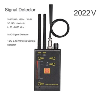 Multifunktionaler RF-Detektor für versteckte Kameras und GSM-Abhörgeräte VPro Hero 009