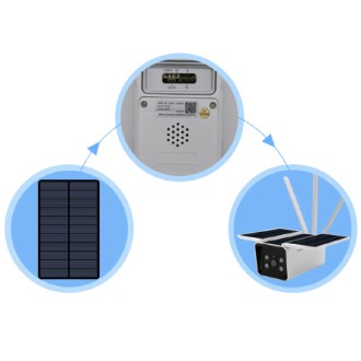 Solar-Wi-Fi-Sicherheitskamera für den Außenbereich Innotronik ITY-BC11(2MP)