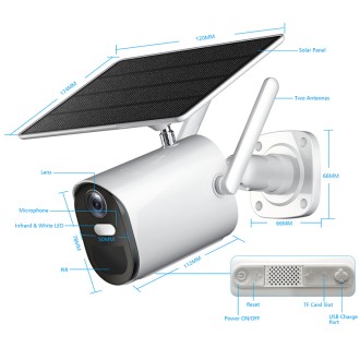 Solar 4G IP-Überwachungskamera Innotronik IUB-BC17-4G(2MP)