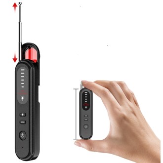 Multifunktionaler tragbarer Detektor für versteckte Kameras und GSM-Abhörgeräte T01