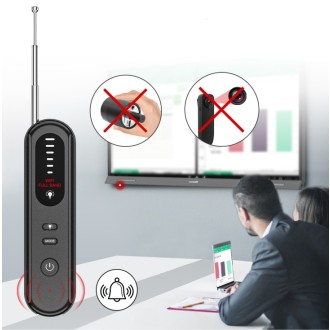 Multifunktionaler tragbarer Detektor für versteckte Kameras und GSM-Abhörgeräte T01