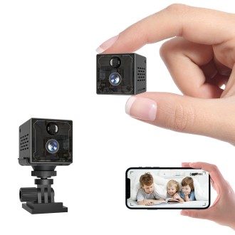 2K Wifi Minikamera mit IR Nachtsicht und PIR Sensor