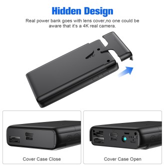 4K Ultra HD Kamera in Powerbank mit Bewegungserkennung