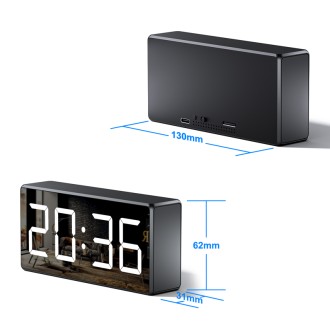 4K Wi-Fi-Kamera in Digitaluhr mit Nachtsicht und Bewegungserkennung