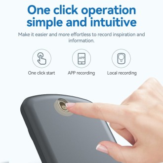 AI-Magnetischer Sprachrekorder mit Anrufaufnahme, Transkription und Zusammenfassung über ChatGPT A1