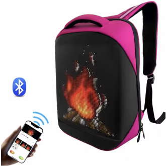 Rucksack mit LCD-Bildschirm – Smart WiFi, Steuerung über die App