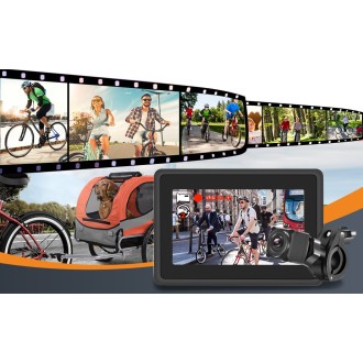 Sicherheitskamerasystem für Fahrrad oder Motorrad BIKE-1080 mit FULL HD Kamera und 4,3" Monitor - BIKE-1080 PLUS