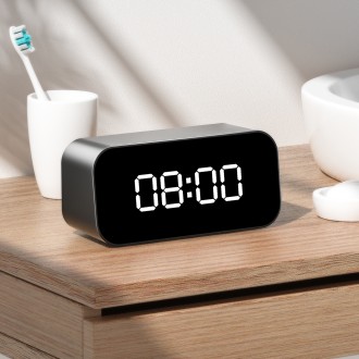 Digitaluhr mit wifi 4K Kamera, Nachtsicht und Bewegungserkennung