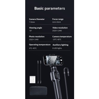 Full HD industrie Wi-Fi-Inspektionskamera mit Steuerung