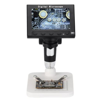 LED-Digitalmikroskop mit Kamera und 4,3"-Display mit 50–1000× Vergrößerung