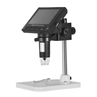 LED-Digitalmikroskop mit Kamera und 4,3"-Display mit 50–1000× Vergrößerung