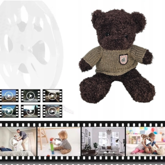 Plüsch-Teddybär mit integrierter versteckter WiFi-IP-Kamera