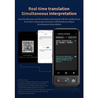 Revolutionärer intelligenter AI-Übersetzer Z16