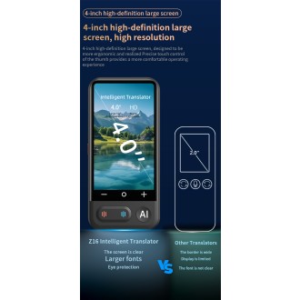 Revolutionärer intelligenter AI-Übersetzer Z16