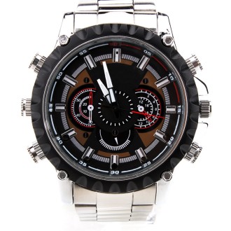 Silberne Armbanduhr mit IR Kamera 32GB