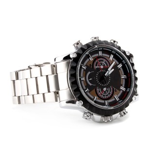 Silberne Armbanduhr mit IR Kamera 32GB