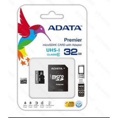 32 GB micro SD Klasse 10 ADATA Speicherkarte mit SD Adapter