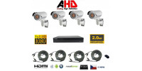 4 kanal Kamera Set 2Mpx 4AHD-9