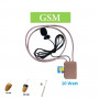 GSM-Schleife 10W mit externem Mikrofon + Spionhörer