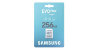 256 GB Micro-SD-Speicherkarte Samsung EVO Plus + SD-Adapter, CLASS10